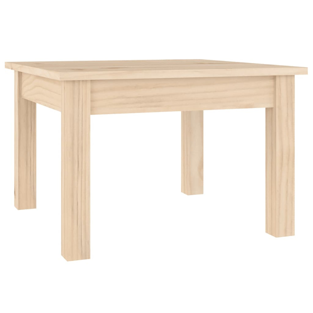 vidaXL Coffee Table 45x45x30 cm Solid Pine Wood