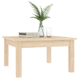 Couchtisch Kiefer Massivholz 55x55 cm