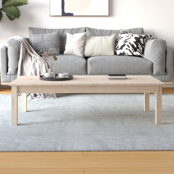 Couchtisch Kiefer Massivholz 110x50 cm