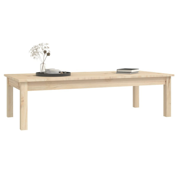 Couchtisch Kiefer Massivholz 110x50 cm