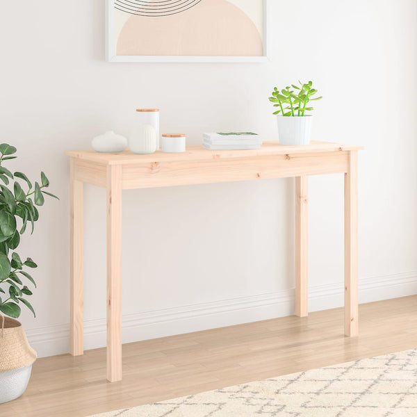 Massivholz Konsolentisch Kiefer 110cm