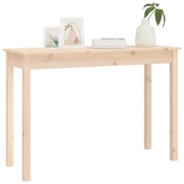 Massivholz Konsolentisch Kiefer 110cm