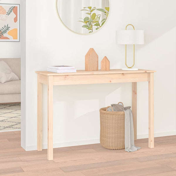Massivholz Konsolentisch Kiefer 110cm