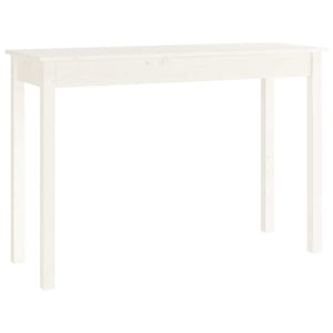 Weißer Konsolentisch Kiefer Massivholz 110 cm