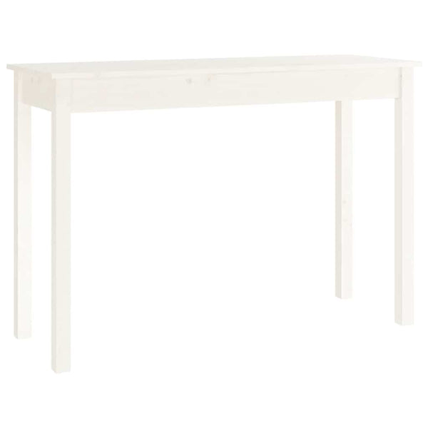 Weißer Konsolentisch Kiefer Massivholz 110 cm