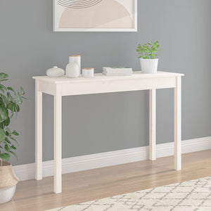 Weißer Konsolentisch Kiefer Massivholz 110 cm
