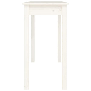 Weißer Konsolentisch Kiefer Massivholz 110 cm