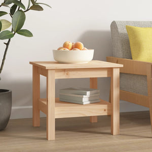 Couchtisch Kiefer Massivholz 45x45 cm