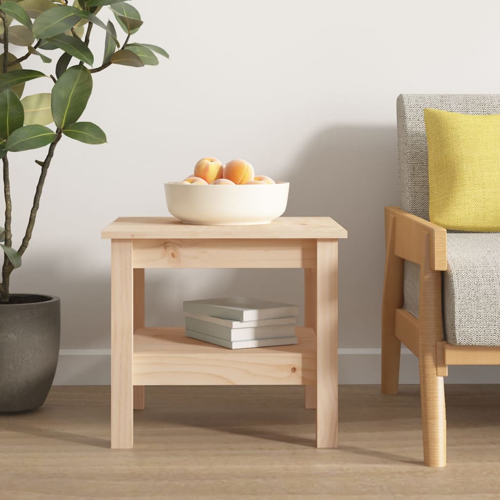 Couchtisch Kiefer Massivholz 45x45 cm