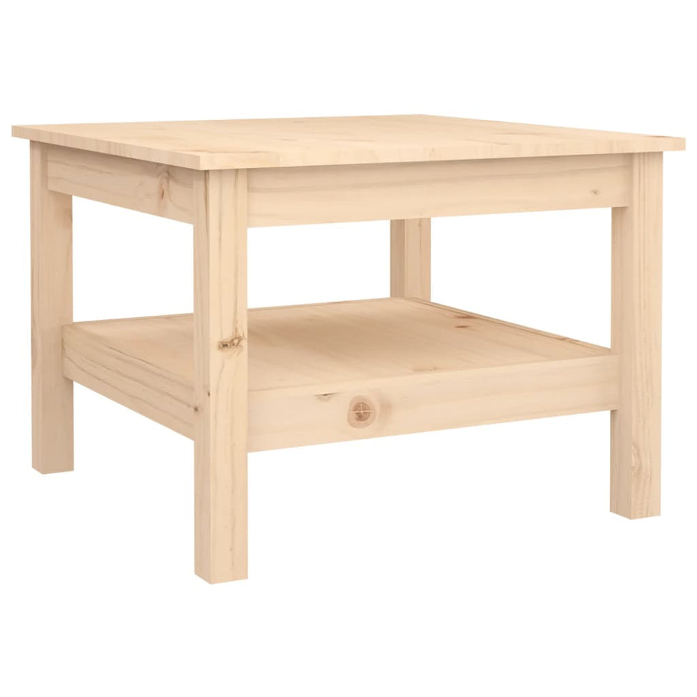 vidaXL Coffee Table 55x55x40 cm Solid Pine Wood