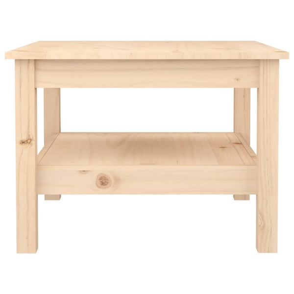 Couchtisch Kiefer Massivholz 55x55 cm