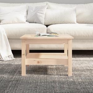 Couchtisch Kiefer Massivholz 55x55 cm