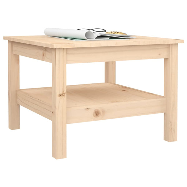 Couchtisch Kiefer Massivholz 55x55 cm