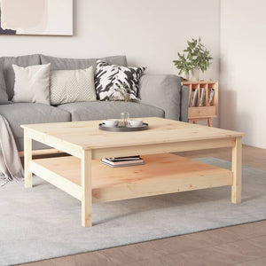 Couchtisch Kiefer Massivholz 100x100 cm