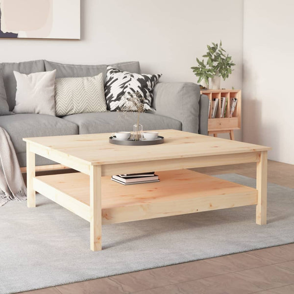 Couchtisch Kiefer Massivholz 100x100 cm