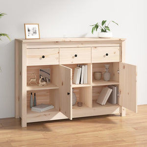 Massivholz Sideboard Kiefer 100cm