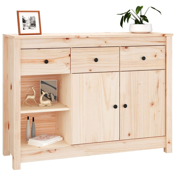 Massivholz Sideboard Kiefer 100cm