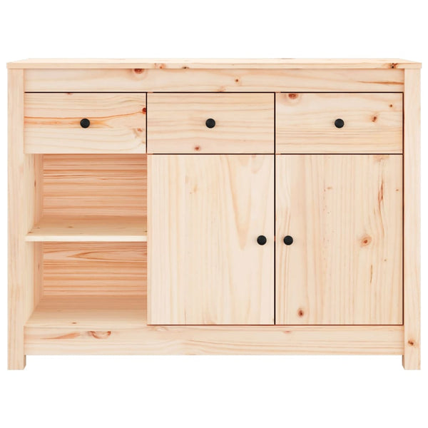 Massivholz Sideboard Kiefer 100cm