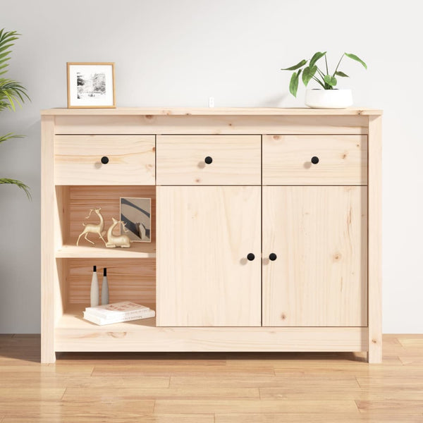 Massivholz Sideboard Kiefer 100cm