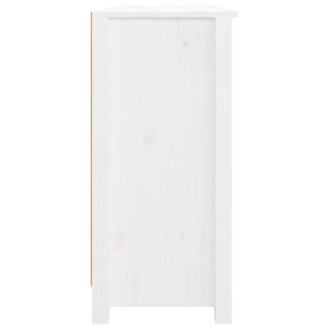 Weißes Sideboard 100 cm Kiefer Massivholz