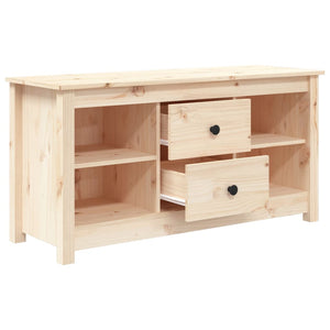 TV-Schrank Kiefer Massivholz 103 cm