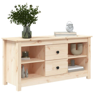 TV-Schrank Kiefer Massivholz 103 cm