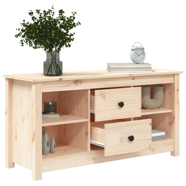 TV-Schrank Kiefer Massivholz 103 cm