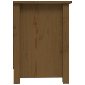TV-Schrank Honigbraun Kiefer Massivholz 103cm
