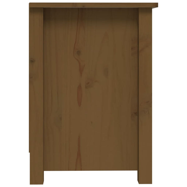 TV-Schrank Honigbraun Kiefer Massivholz 103cm