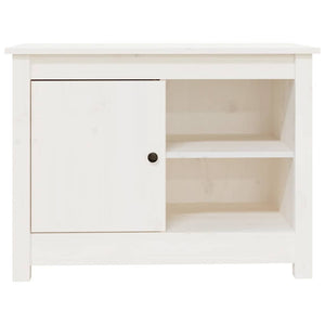 Weißer TV-Schrank 70cm Kiefer Massivholz
