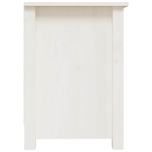 Weißer TV-Schrank 70cm Kiefer Massivholz