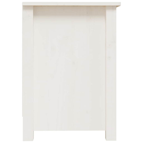 Weißer TV-Schrank 70cm Kiefer Massivholz