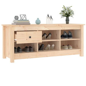 Massivholz Schuhschrank Kiefer 110 cm