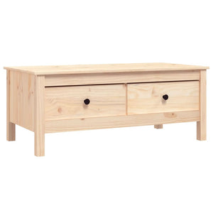 Couchtisch Kiefer Massivholz 100x50 cm