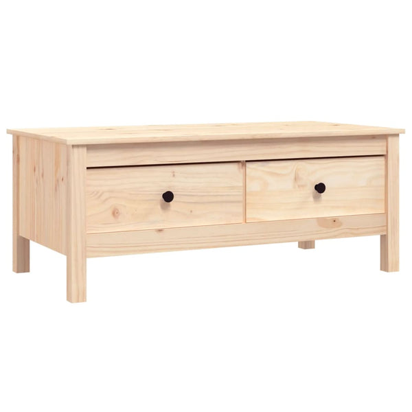 Couchtisch Kiefer Massivholz 100x50 cm