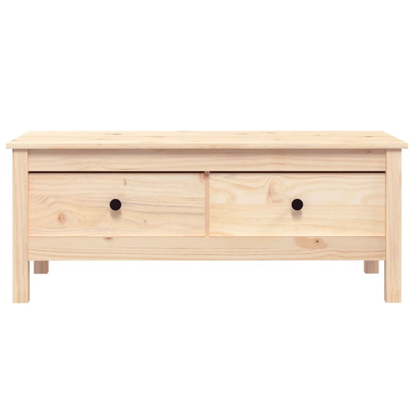 Couchtisch Kiefer Massivholz 100x50 cm