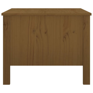 Couchtisch Honigbraun Kiefer Massivholz 100x50 cm