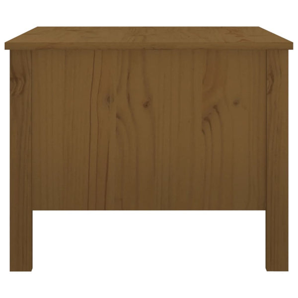 Couchtisch Honigbraun Kiefer Massivholz 100x50 cm
