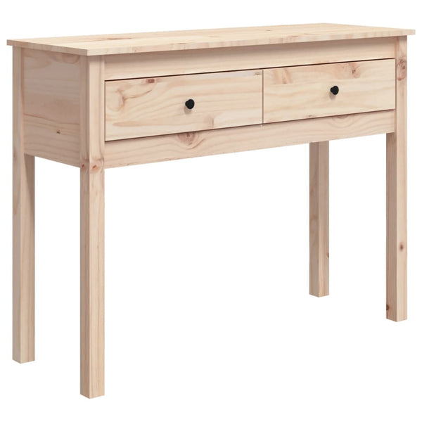 Massivholz Konsolentisch Kiefer 100x35x75cm