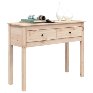 Massivholz Konsolentisch Kiefer 100x35x75cm