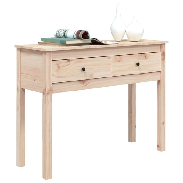 Massivholz Konsolentisch Kiefer 100x35x75cm