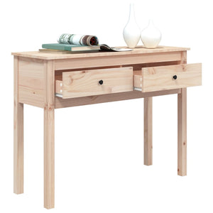 Massivholz Konsolentisch Kiefer 100x35x75cm