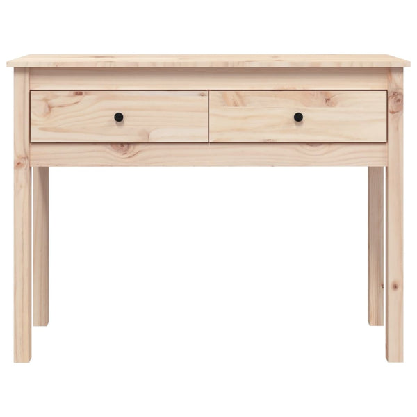 Massivholz Konsolentisch Kiefer 100x35x75cm