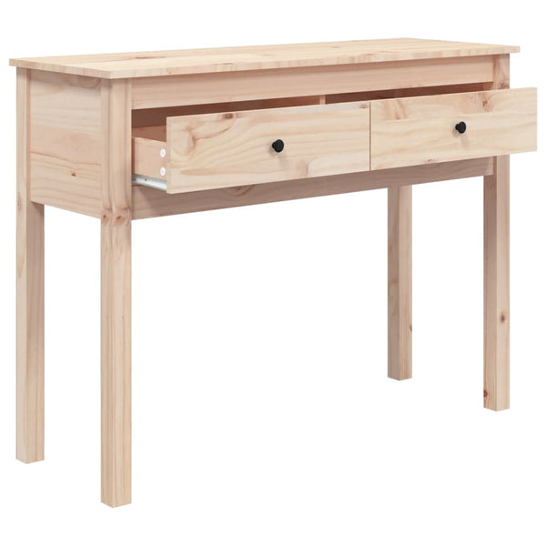 Massivholz Konsolentisch Kiefer 100x35x75cm