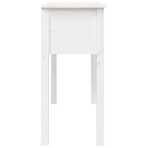 Weißer Konsolentisch 100cm Kiefer Massivholz