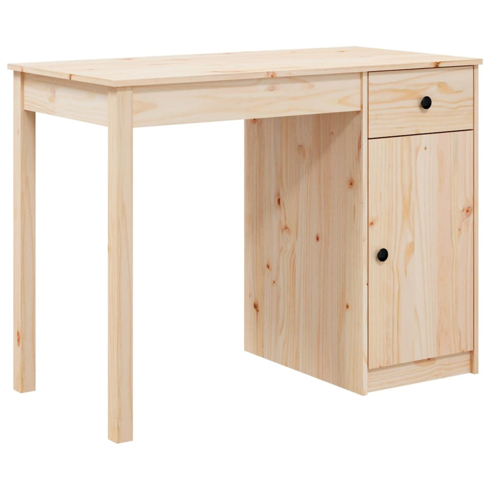 Massivholz Schreibtisch Kiefer 100x50 cm
