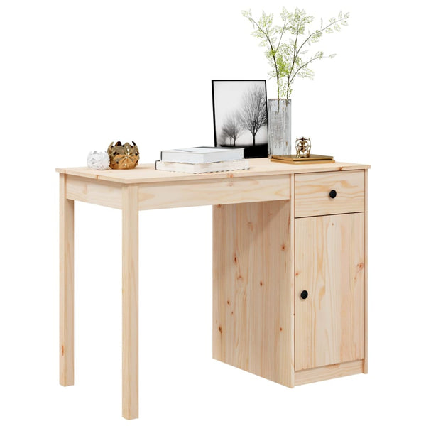 Massivholz Schreibtisch Kiefer 100x50 cm