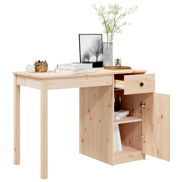 Massivholz Schreibtisch Kiefer 100x50 cm