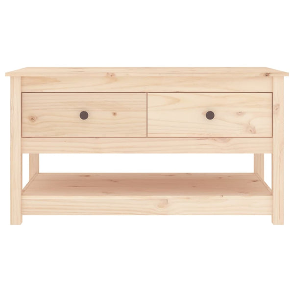 Couchtisch Kiefer Massivholz 102x49 cm