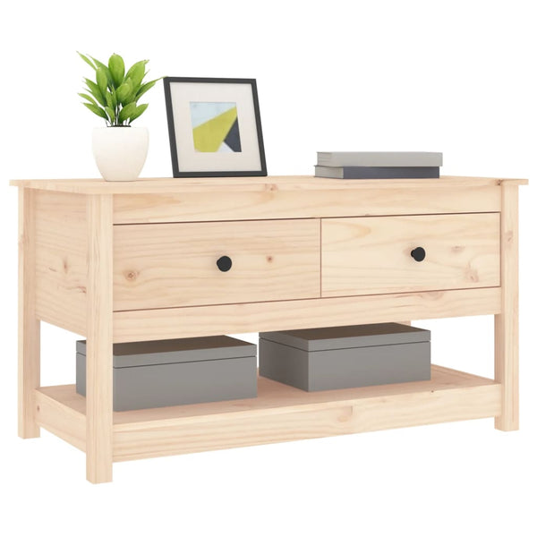 Couchtisch Kiefer Massivholz 102x49 cm